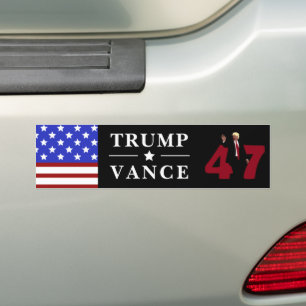 Adesivo Para Carro 47 Trump Vance 2024
