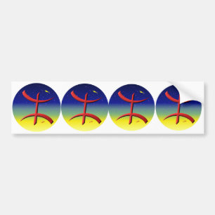 Adesivo Para Carro 4 stickers carosserie automobile berbere amazigh