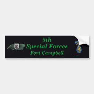 Adesivo Para Carro 5 grupo de forças especiais Fort Campbell iraq P