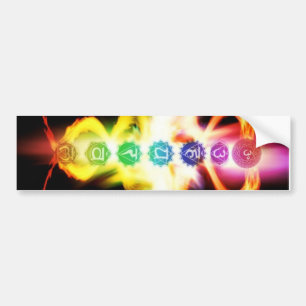 Adesivo Para Carro 7 chakras