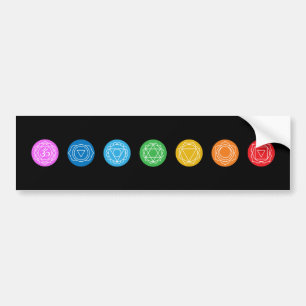 Adesivo Para Carro 7 Chakras