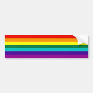 Adesivo Para Carro 7 Frisos Orgulho gay do Arco-Íris