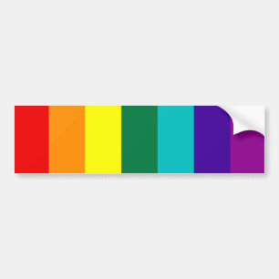 Adesivo Para Carro 7 Frisos Orgulho gay do Arco-Íris