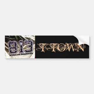 Adesivo Para Carro 813 T-TOWN Bumper Sticker