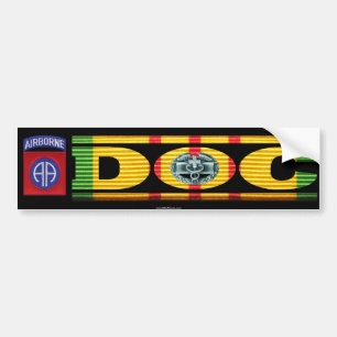 Adesivo Para Carro 82nd Div transportado por via aérea. DOC com