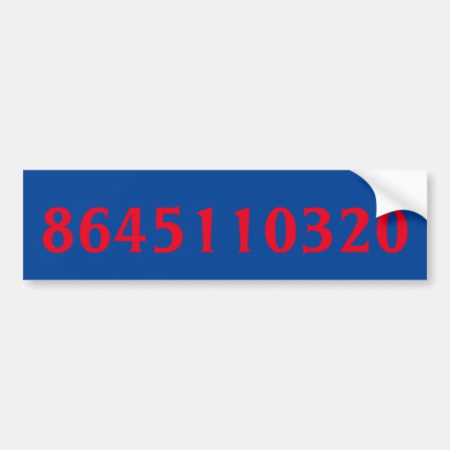 Adesivo Para Carro 8645110320 Trump Votá-Lo Do Bumper Sticker (Frente)