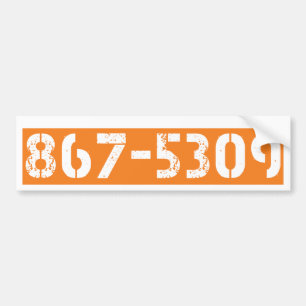 ADESIVO PARA CARRO 867-5309