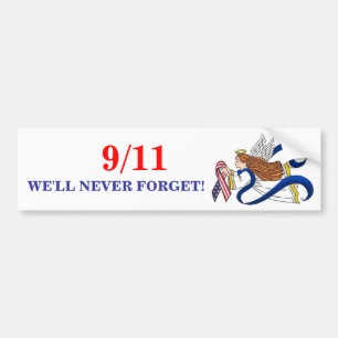 Adesivo Para Carro 9/11 de anjo memorável da fita