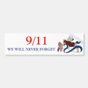 Adesivo Para Carro 9/11 de fita memorável, anjo étnico