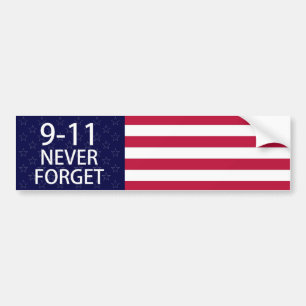 Adesivo Para Carro 9-11 nunca esqueça