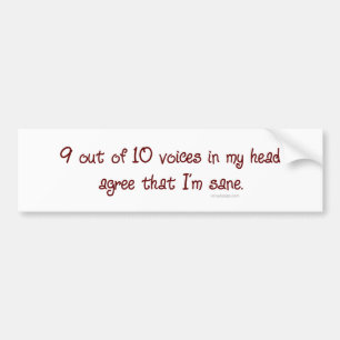 Adesivo Para Carro 9 de 10 Bumpersticker