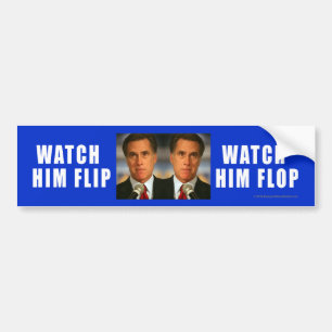 Adesivo Para Carro A Anti-Romney etiqueta olha-o lançar