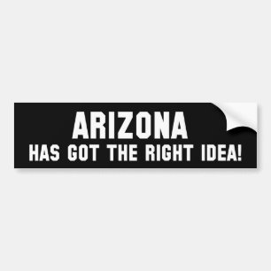 Adesivo Para Carro A ARIZONA TEM A IDEIA DIREITA! Autocolante no