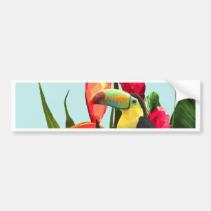 Adesivo Para Carro A banana tropical de Toucan sae do buquê