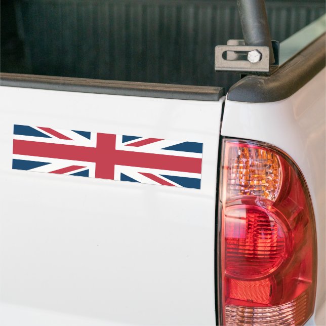 Adesivo Para Carro A bandeira britânica Union Jack (No caminhão)