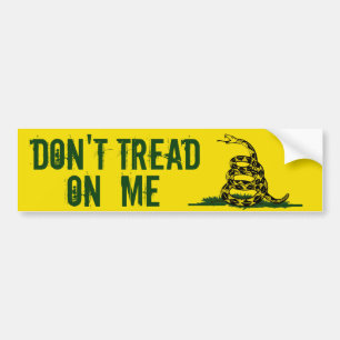 Adesivo Para Carro A bandeira de Gadsden não pisa em mim