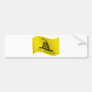 Adesivo Para Carro A bandeira de Gadsden, não pisa em mim