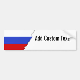 Adesivo Para Carro A bandeira do russo