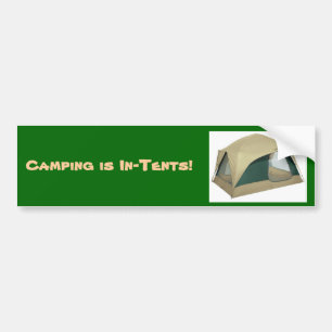Adesivo Para Carro a barraca, acampando é intenções! - Personaliza