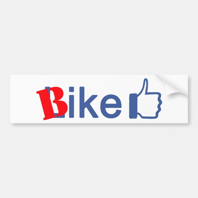 Adesivo Para Carro A bicicleta gosta (Frente)