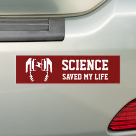 Adesivo Para Carro A ciência salvou minha vida