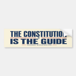 Adesivo Para Carro A Constituição É O Guia George Washington