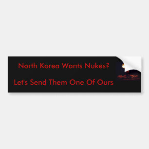 Adesivo Para Carro A Coreia do Norte quer armas nucleares?