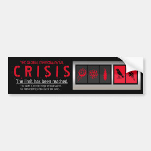 Adesivo Para Carro A CRISE AMBIENTAL GLOBAL [Sticker]