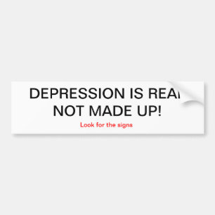 Adesivo Para Carro A depressão é real