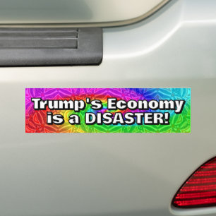 Adesivo Para Carro A economia de Trump é um DESASTRE