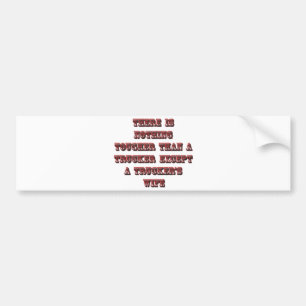 ADESIVO PARA CARRO A ESPOSA DO CAMIONISTA