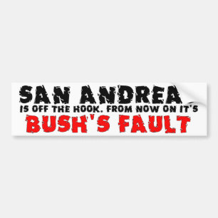 Adesivo Para Carro A falha de Bush