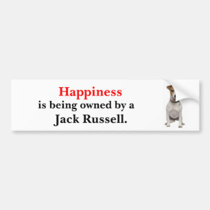 Adesivo Para Carro A felicidade está sendo possuída por um Jack