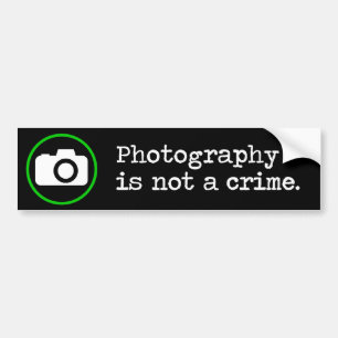 Adesivo Para Carro A fotografia não é um crime