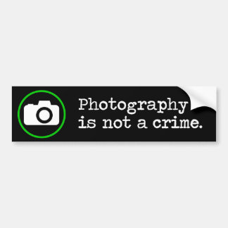 Adesivo Para Carro A fotografia não é um crime