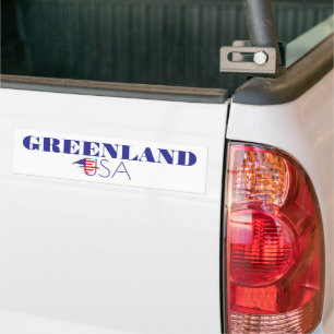 Adesivo Para Carro A Gronelândia e os EUA aderem à nova América do Ou