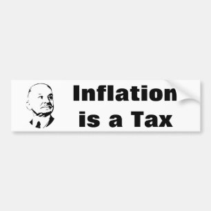 Adesivo Para Carro A inflação é um imposto Ludwig von Mises