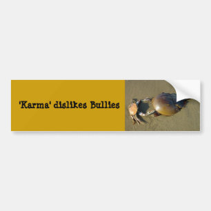 Adesivo Para Carro A karma não gosta do autocolante no vidro traseir