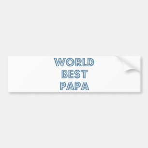 Adesivo Para Carro A melhor papá do mundo