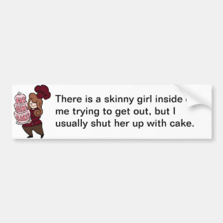 Adesivo Para Carro A menina magro colou para dentro, fechado acima