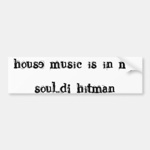 Adesivo Para Carro a música da casa está em meu hitman da alma. .dj