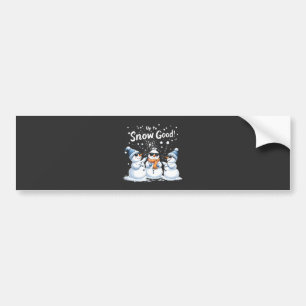 Adesivo Para Carro À Neve Bom Snowman Engraçado Natal