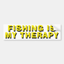 Adesivo Para Carro A Pesca É Minha Terapia