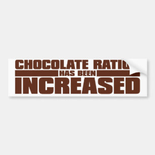 ADESIVO PARA CARRO A RAÇÃO DO CHOCOLATE FOI AUMENTADA