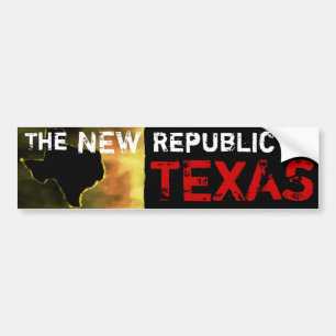 Adesivo Para Carro A república nova de Texas
