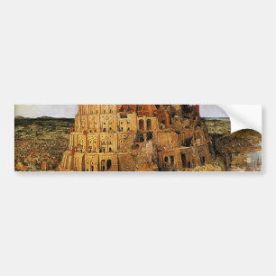 Adesivo Para Carro "A Torre de Babel" de Pieter Bruegel (cerca de 156