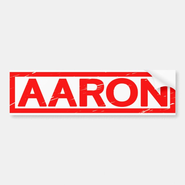 Adesivo Para Carro Aaron Stamp (Frente)
