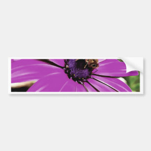 Adesivo Para Carro Abelhas De Mel Numa Arte Daisy Africana Roxa