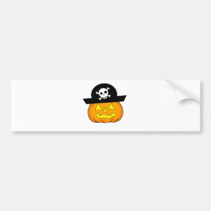 Adesivo Para Carro abóbora pirata