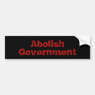 Adesivo Para Carro Abolir Governo